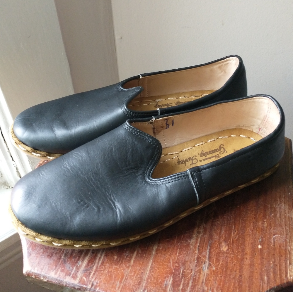 SABAH Handmade Classic Leather Shoes - Men's US 8.5 EU 40